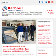 Brickfab Celebrates 25 Years: Announcing a Record Order Book, Expansion and Job Creation Plans | Architectural Metalwork from Metalcraft